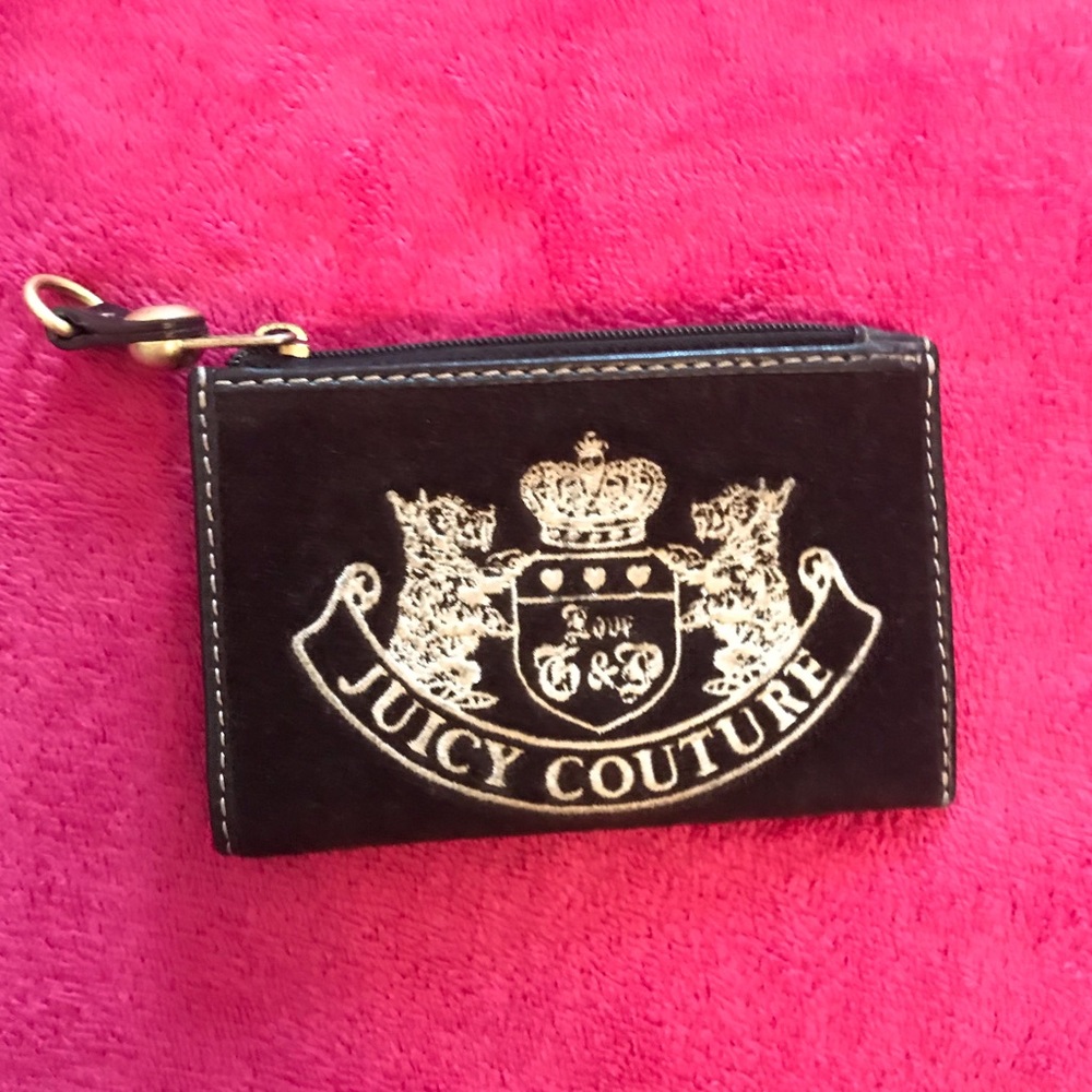 Black & White Juicy Crest Change Purse